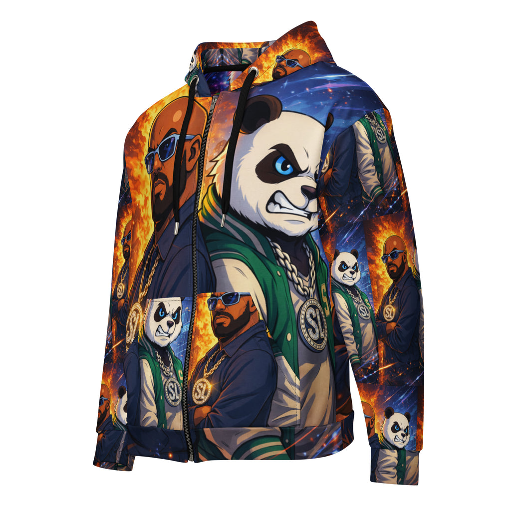 Double Trouble II Spoonieverse unisex zip hoodie