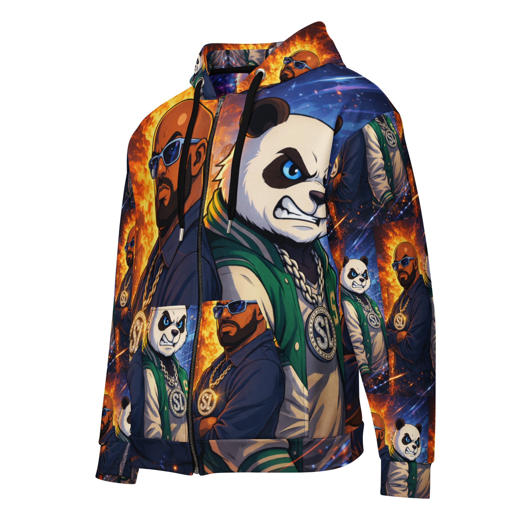 Double Trouble II Spoonieverse unisex zip hoodie