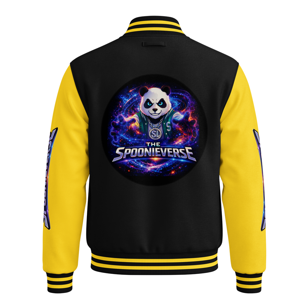 Team Spoonieverse in a heavyweight letterman jacket