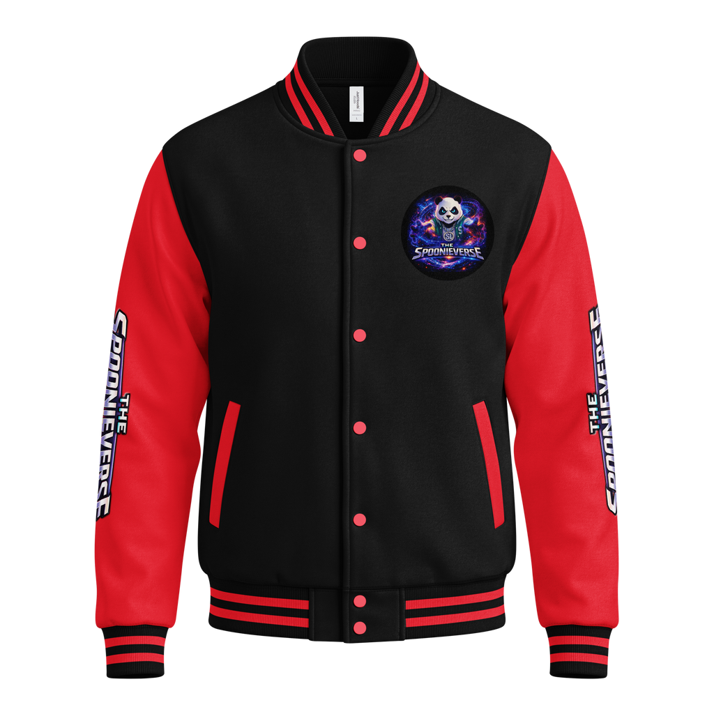 Team Spoonieverse heavyweight letterman jacket