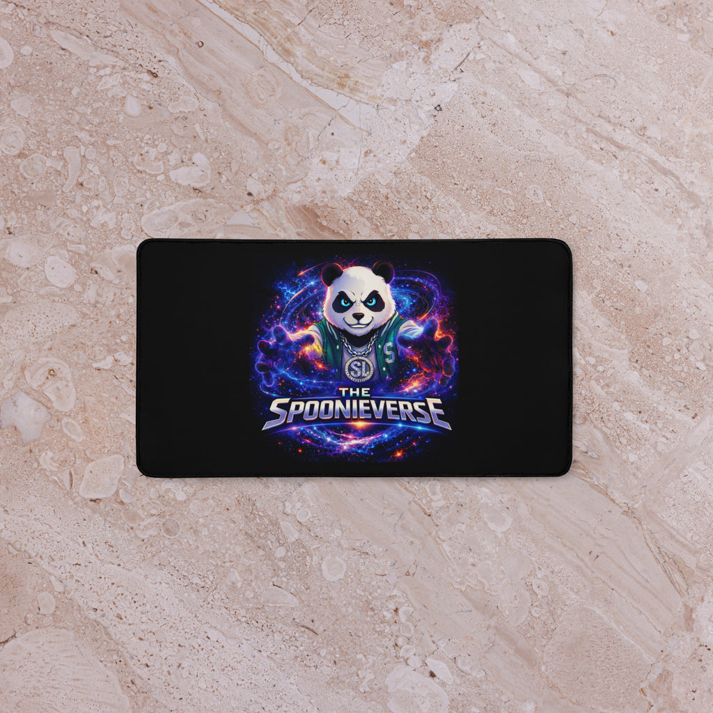 Spoonieverse logo desk 12x22 mat by STF1 Graphix