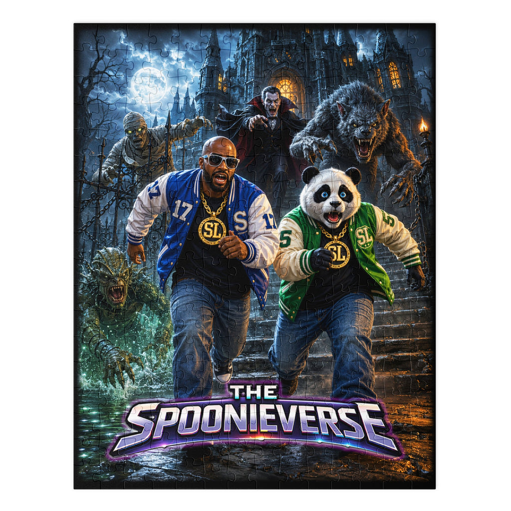 Completed Moonlit Escape Spoonieverse jigsaw puzzle artwork