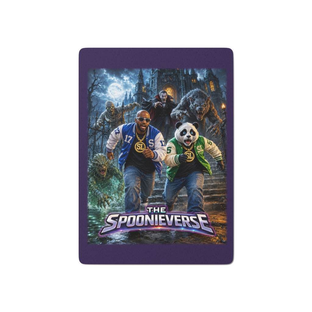 Spoonieverse Moonlit Escape poker playing cards