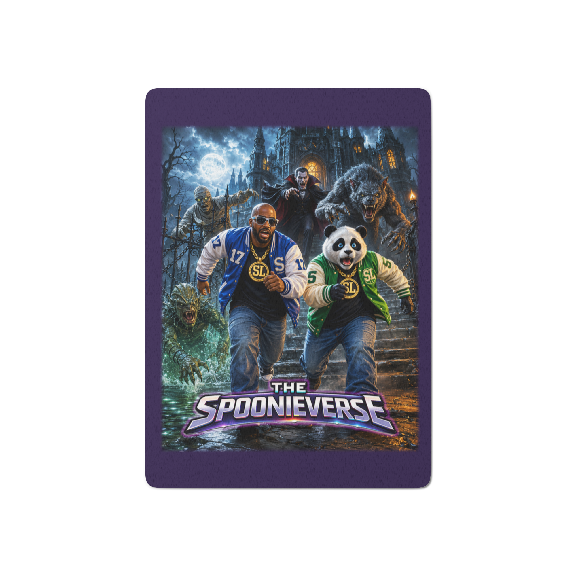 Spoonieverse Moonlit Escape poker playing cards