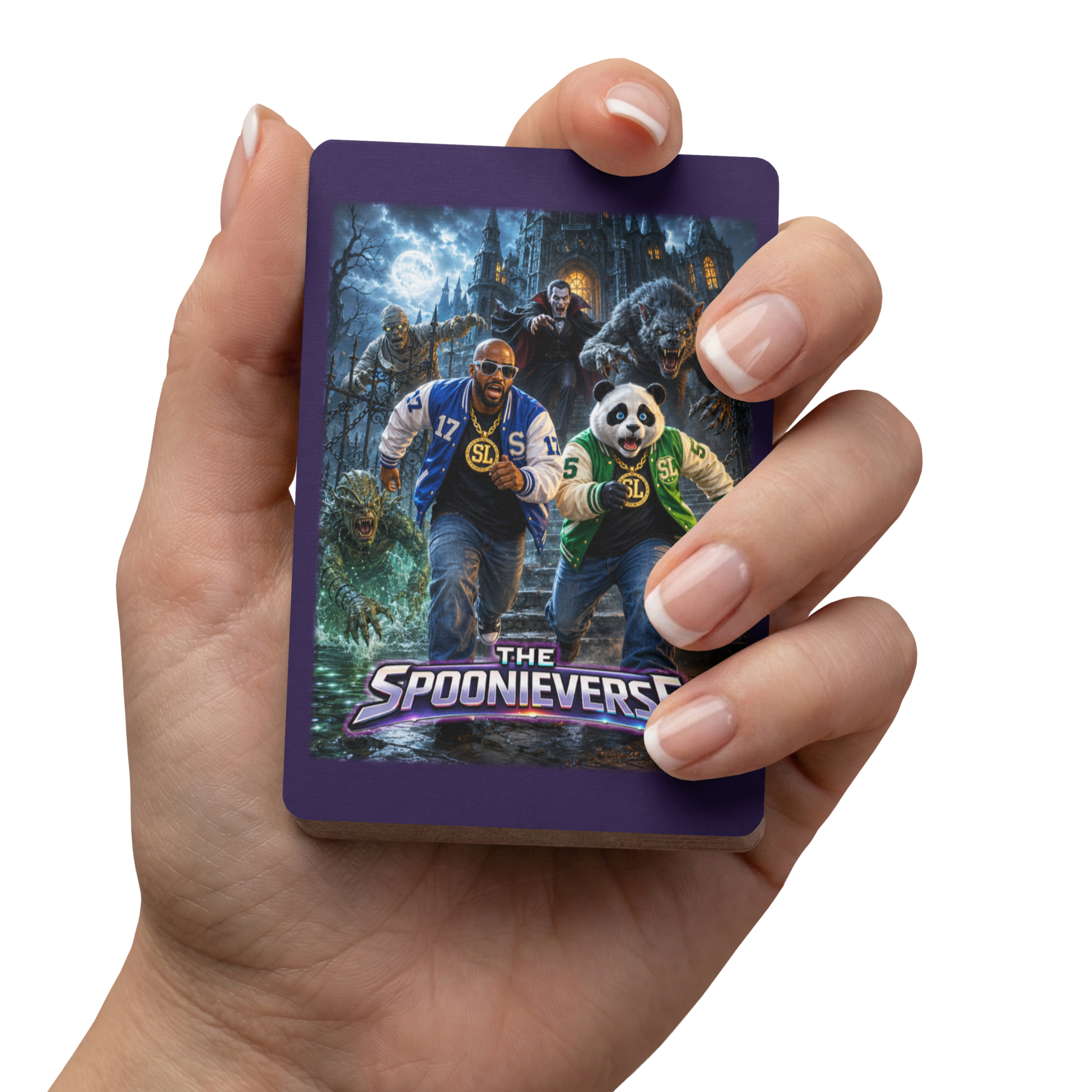 Spoonieverse Moonlit Escape poker playing cards