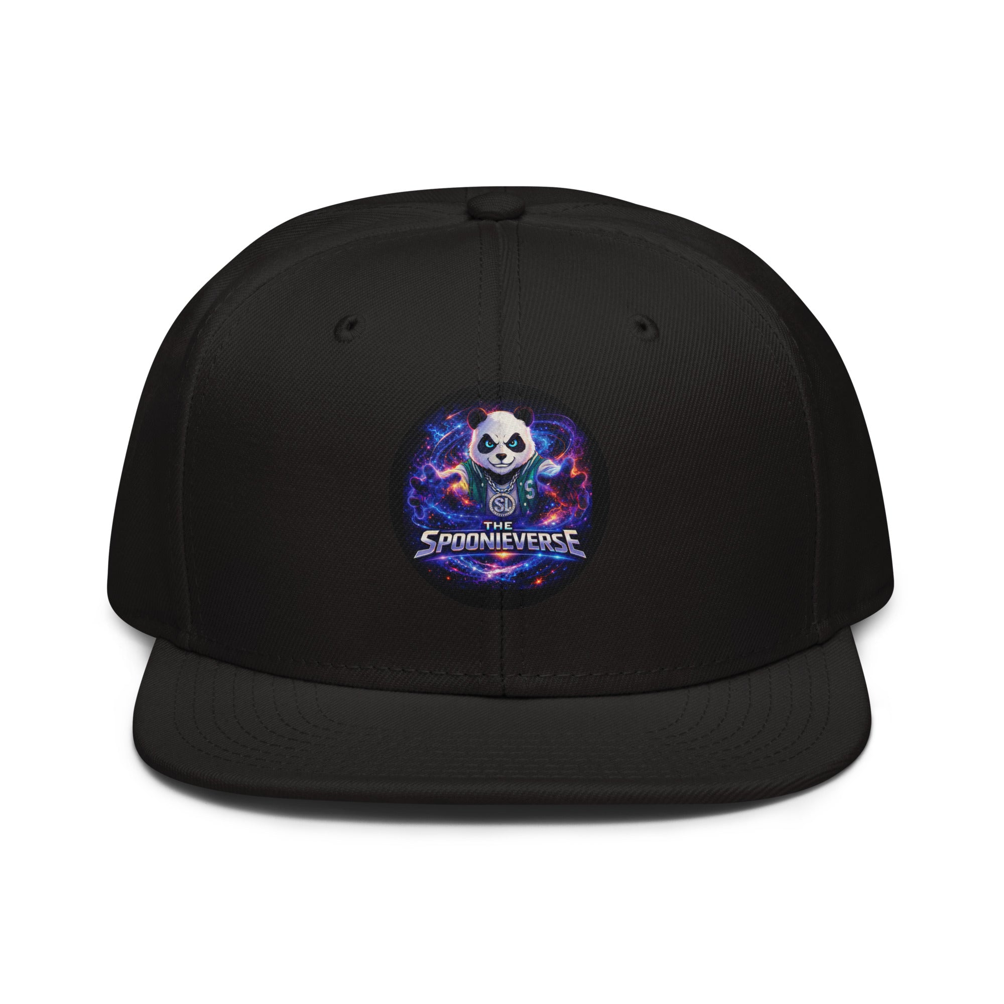Spoonieverse snapback hat featuring official logo