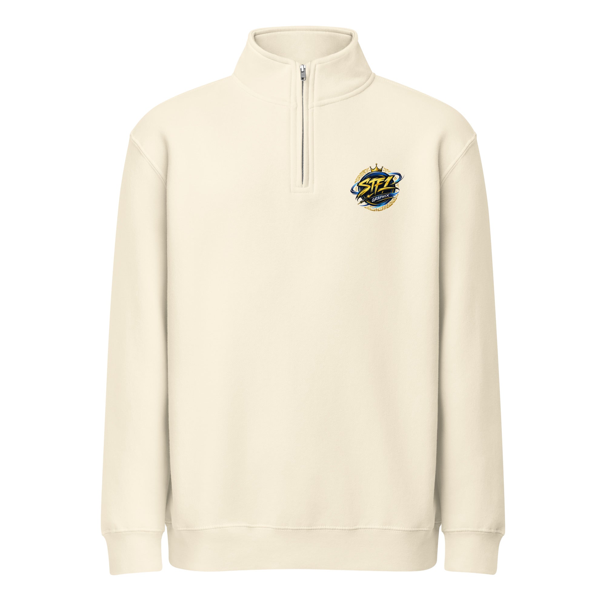 Sandshell STF1 Graphix dual logo quarter-zip sweatshirt front view